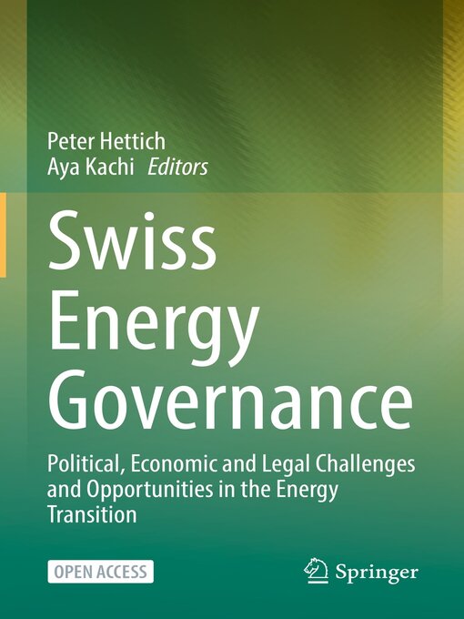 Title details for Swiss Energy Governance by Peter Hettich - Available